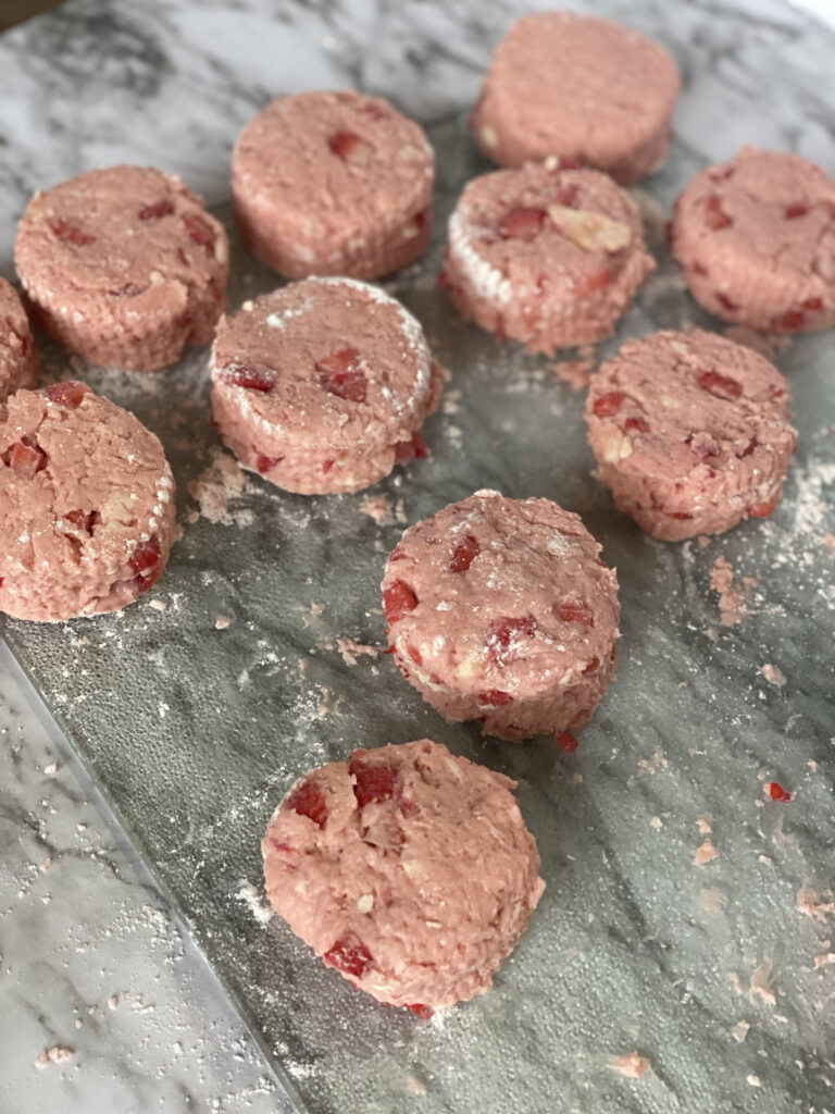 Strawberry Buttermilk Biscuits